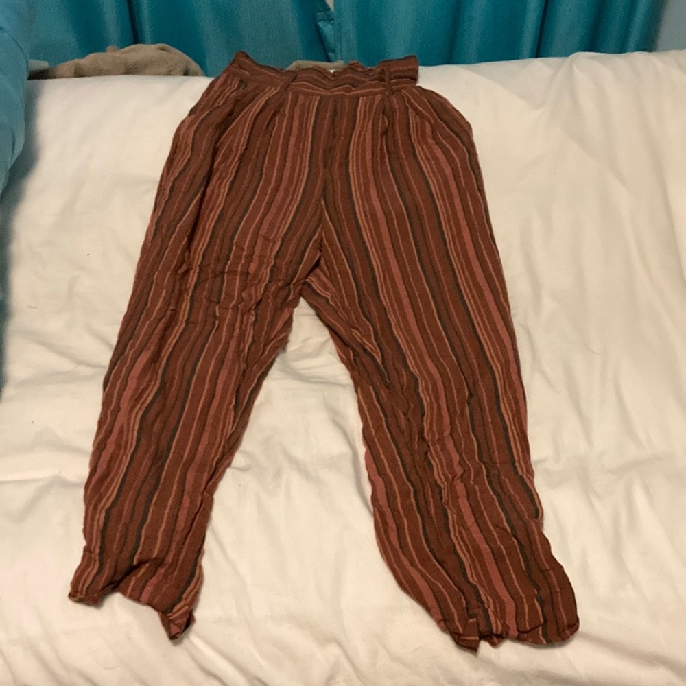 AE vertically striped lounge pants